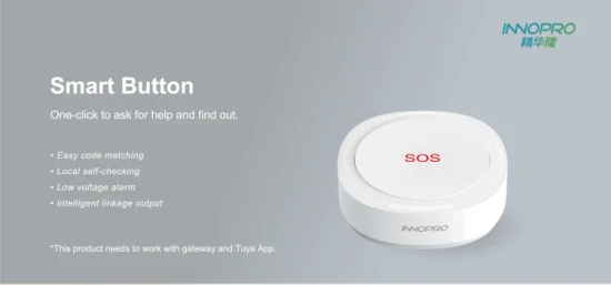 Tuya Zigbee Sos ボタン緊急警報 Sos スマート ボタン